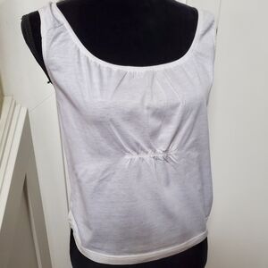 White Sleeveless Top